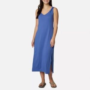 Women's Chill River™ Midi Dress Blue Sleeveless Maxi Dress